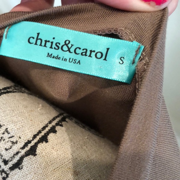 Chris and Carol khaki T-shirt - Picture 8 of 8